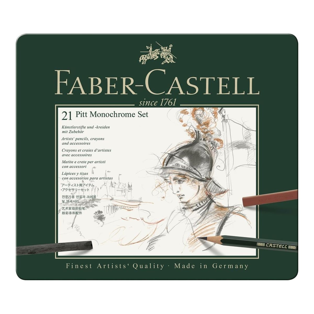 Set Pitt Monochrome 21 Buc Faber-castell