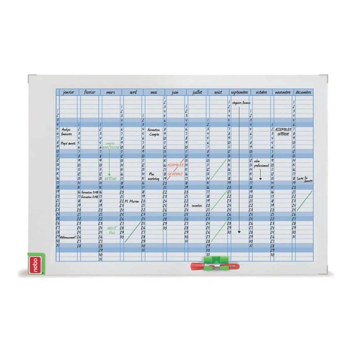 Planner Magnetic Anual 90*60 Cm Performance Nobo