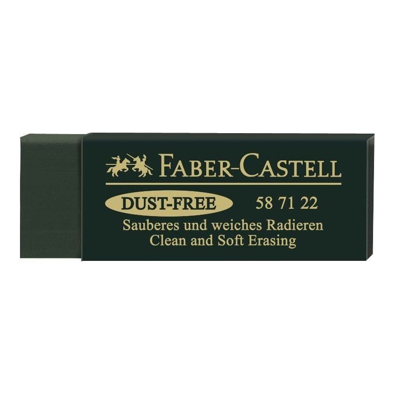 Radiera Arta Dust Free 20 Verde Faber-castell