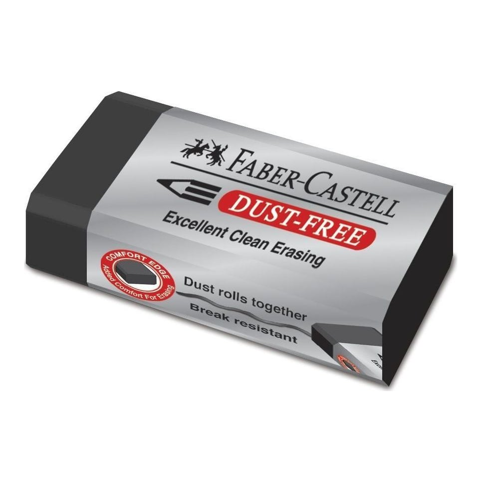 Radiera Creion Dust Free Neagra 24 Faber-castell