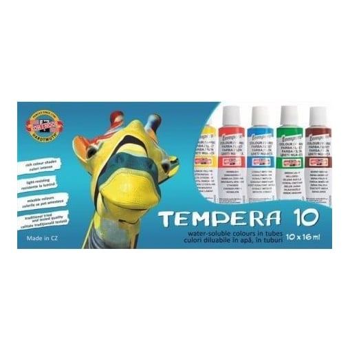 Tempera 10 Culori 16ML Koh-i-noor