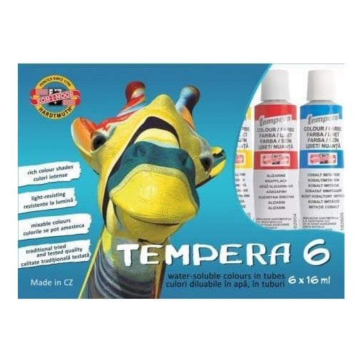 Tempera 6 Culori 16ML Koh-i-noor