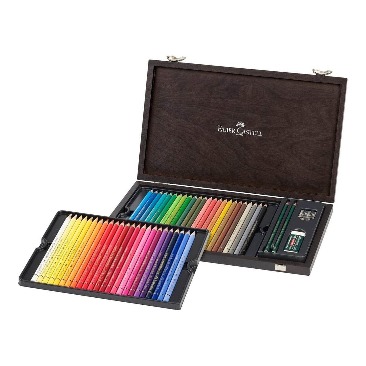 Cutie Lemn 48 Creioane Colorate Polychromos Faber-castell