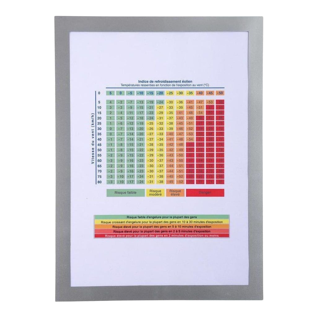 Folie Magnetica A4 Margine Argintie Exacompta
