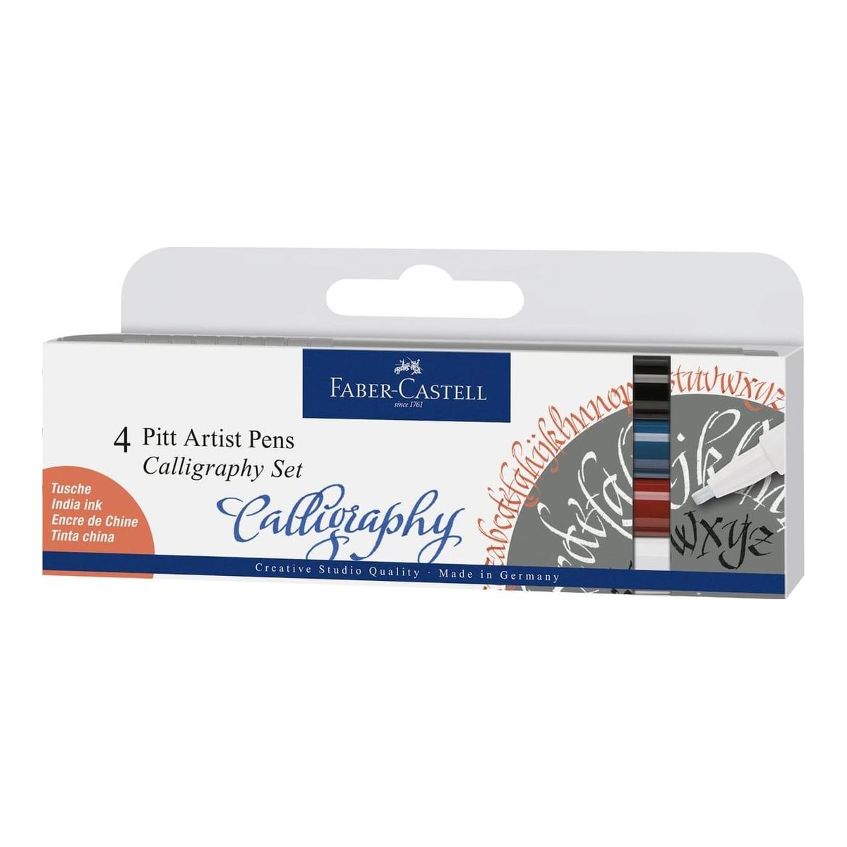 Pitt Artist Pen Set Caligrafic 4 Buc Faber-castell