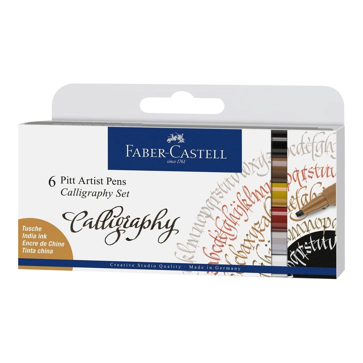 Pitt Artist Pen Set Caligrafic 6 Buc Faber-castell