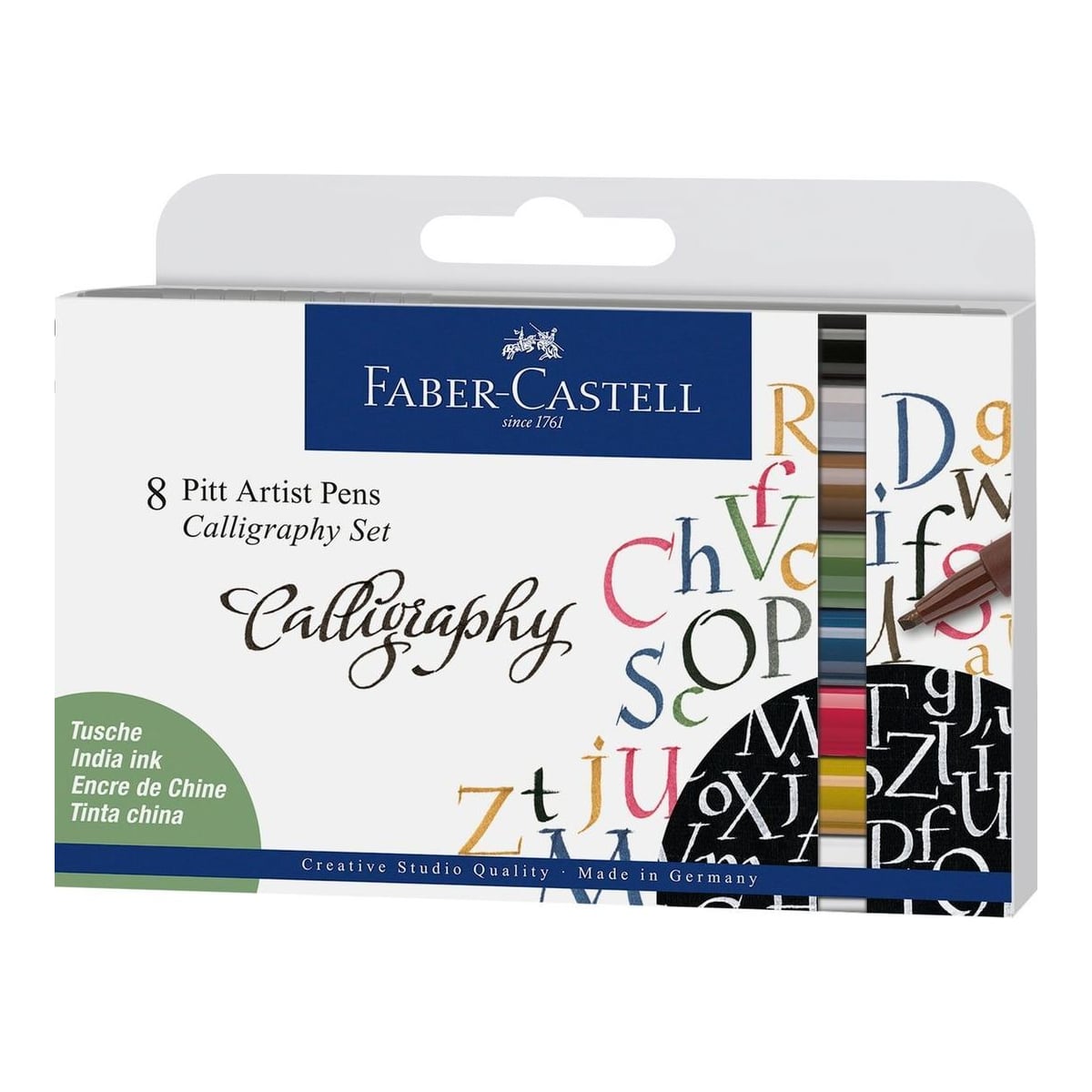 Pitt Artist Pen Set Caligrafic 8 Buc Faber-castell
