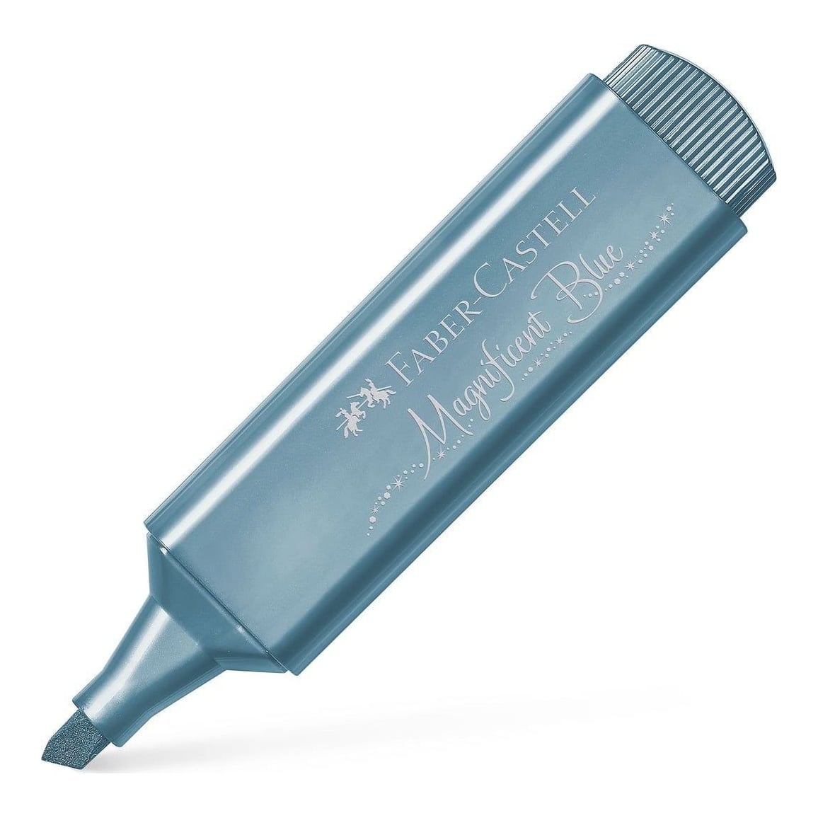 Textmarker Albastru Metalizat 1546 Faber-castell