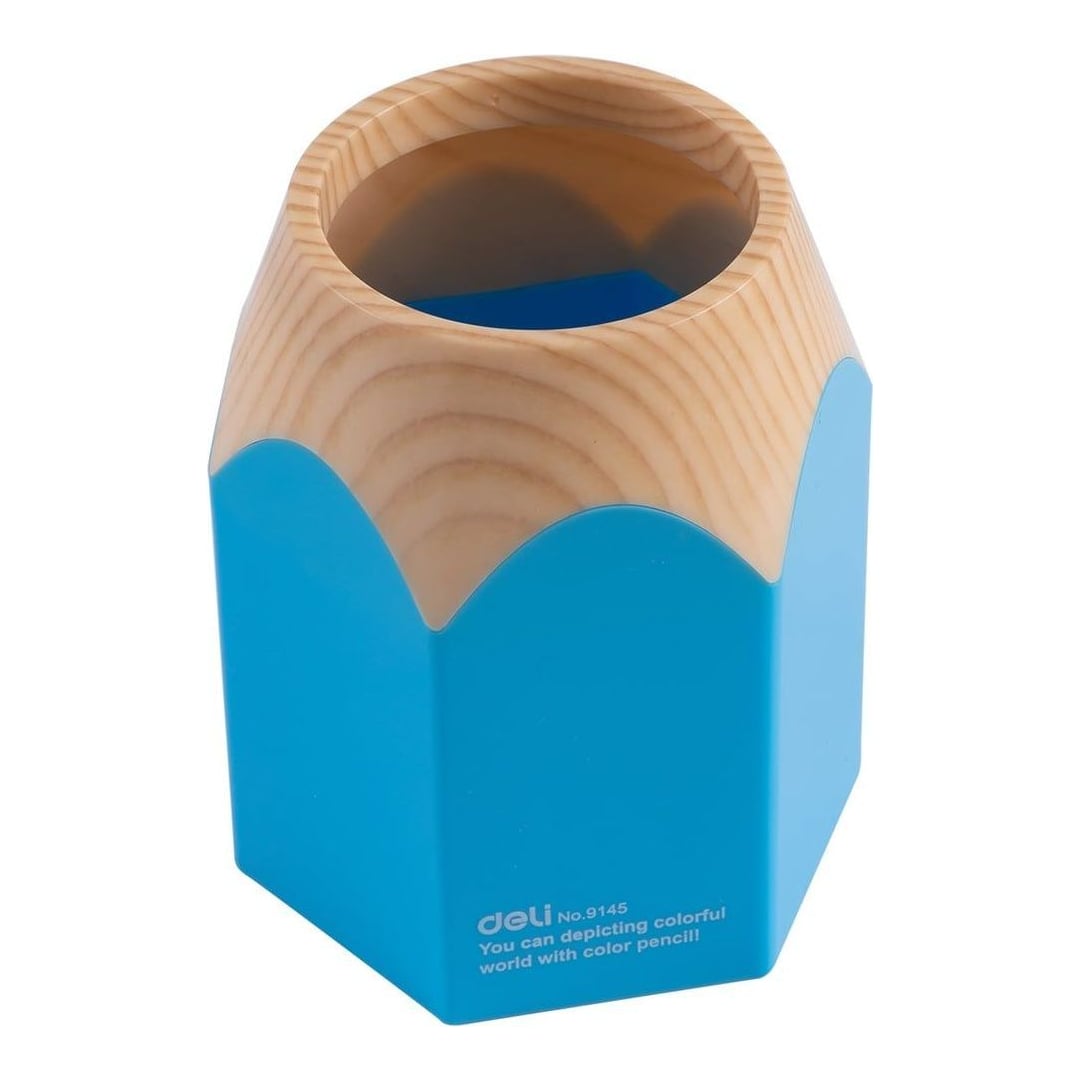 Suport Instrumente De Scris Creion Bleu Deli