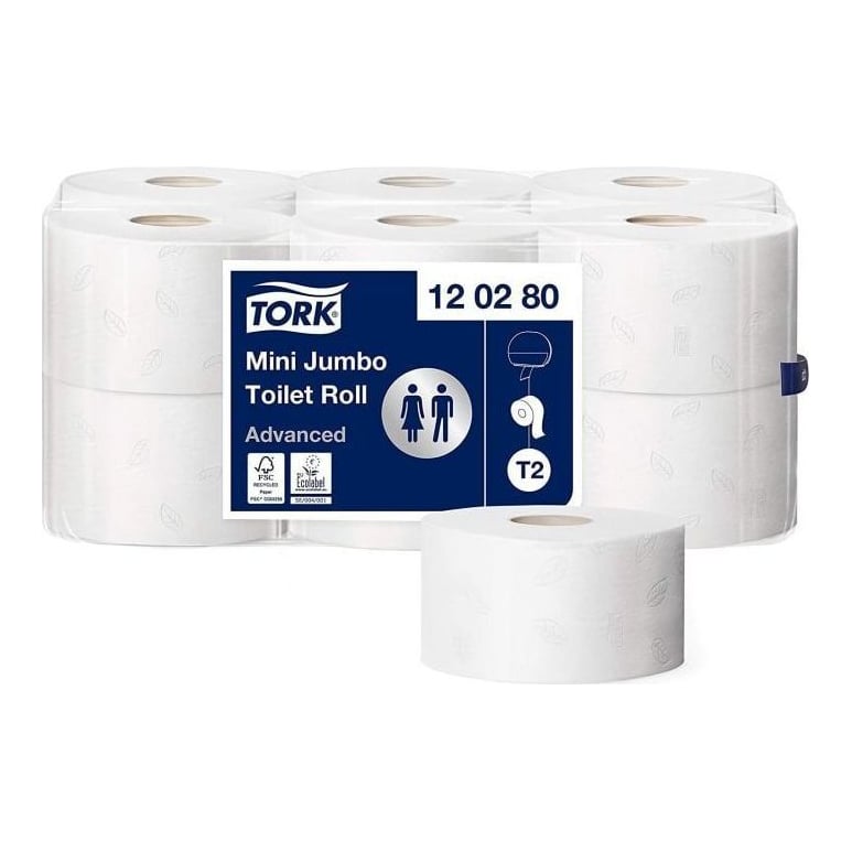 Hartie Igienica Mini Jumbo Alba 2STR 170M 12/Set Tork