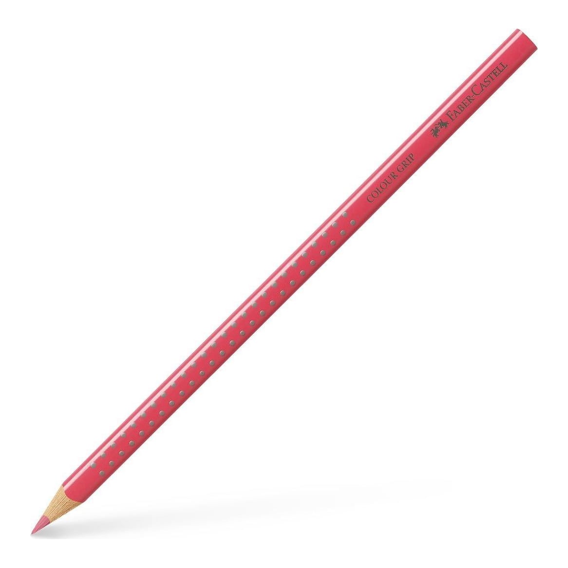 Creion Colorat Grip Roz Inchis Faber-castell