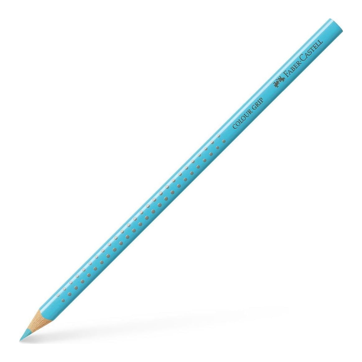 Creion Colorat Grip Turcoaz Cobalt Deschis Faber-castell
