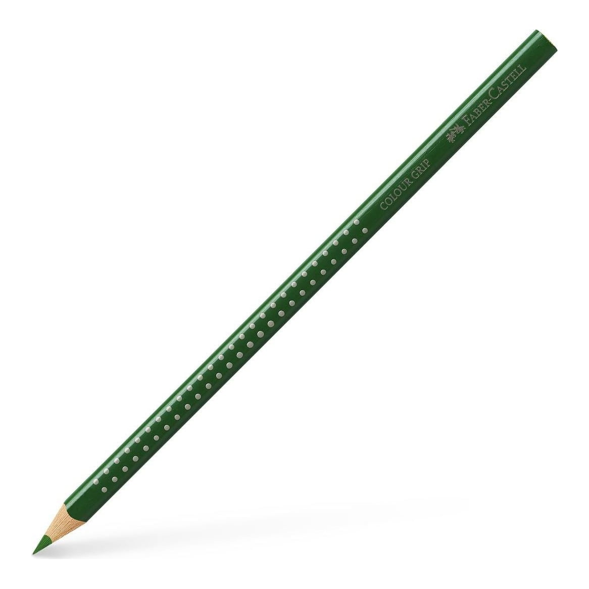 Creion Colorat Grip Verde Oliv Faber-castell