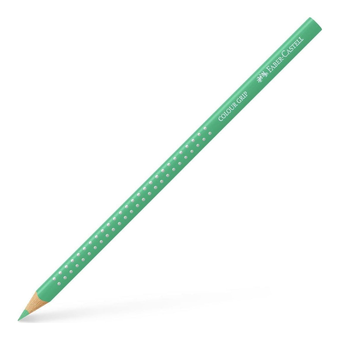 Creion Colorat Grip Verde Phtalo Deschis Faber-castell