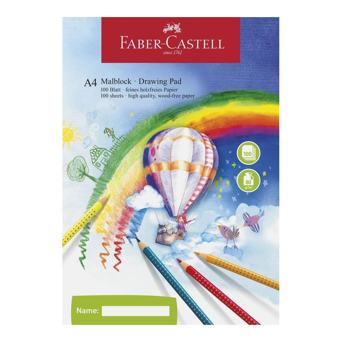 Bloc Desen A4 100 File 80G/Mp Faber-castell