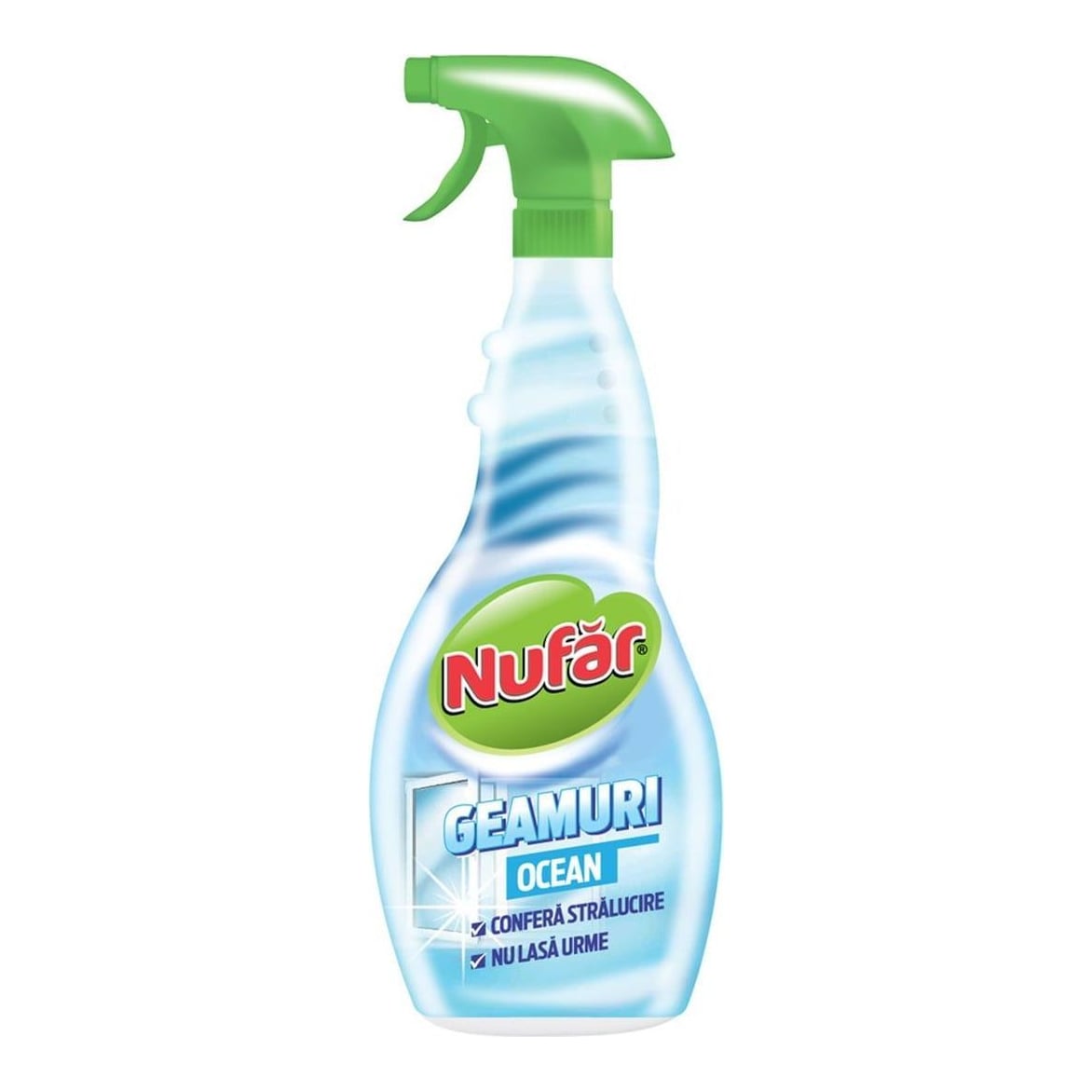 Detergent Geam 500ML Cu Pulverizator Ocean Nufar Farmec
