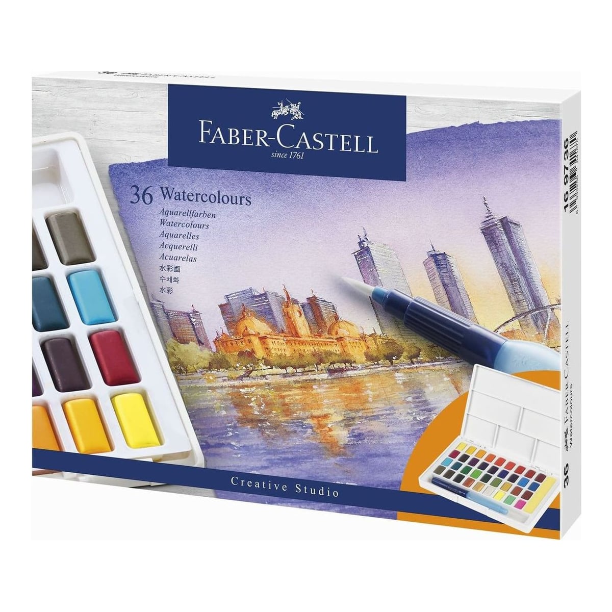 Acuarele 36 Culori Creative Studio Faber-castell