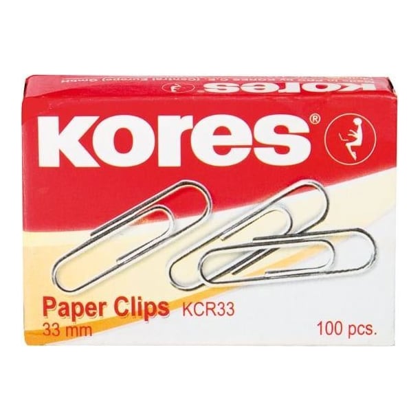 Agrafe Metal 33MM 100/Cutie Kores