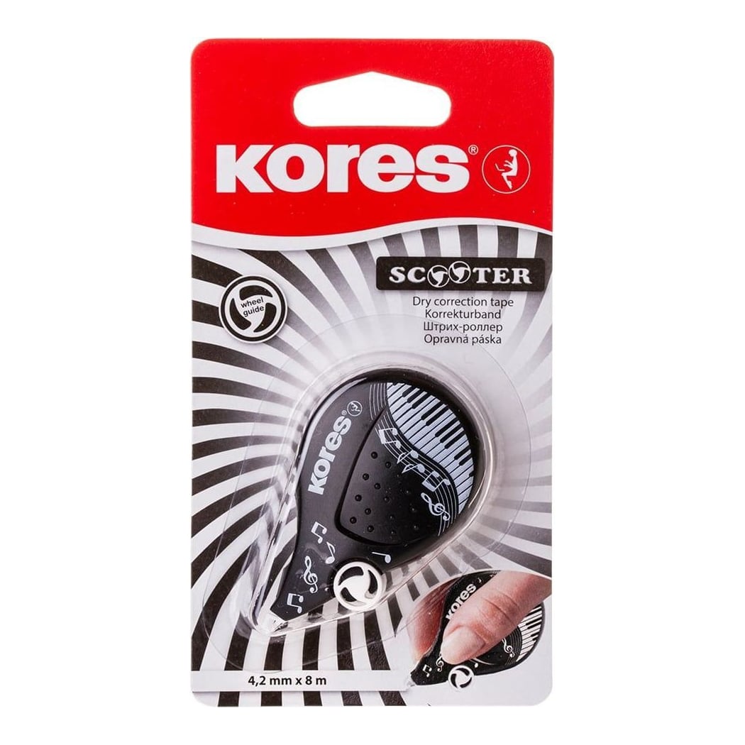 Banda Corectoare 4,2MM*8M Scooter Black White Kores