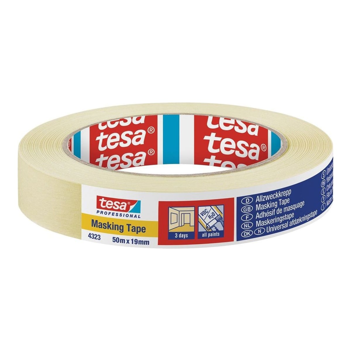 Banda Adeziva Mascare Hartie 50M*19MM Tesa