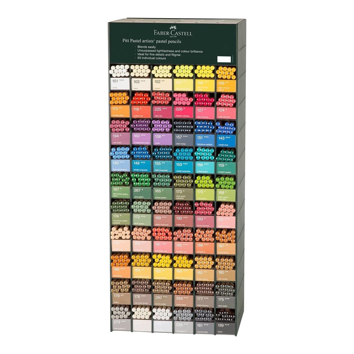Faber-Castell Modul Acrilic 720 Buc Creioane Pitt Pastel Faber-castel