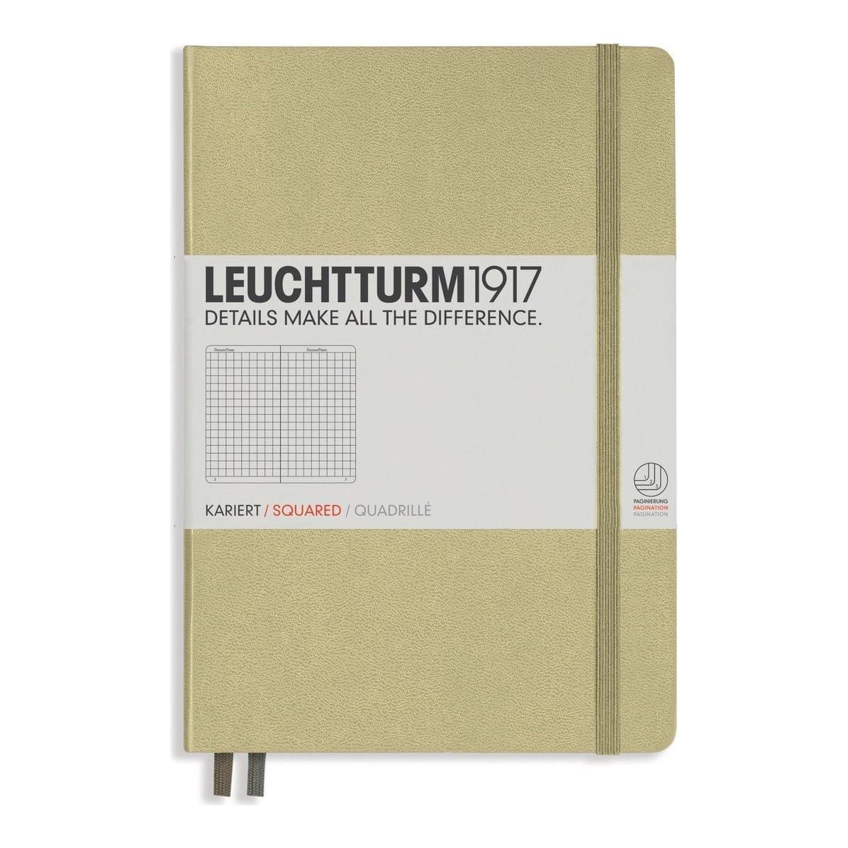 Caiet A5 Aritmetica Coperta Rigida Nisipiu Leuchtturm