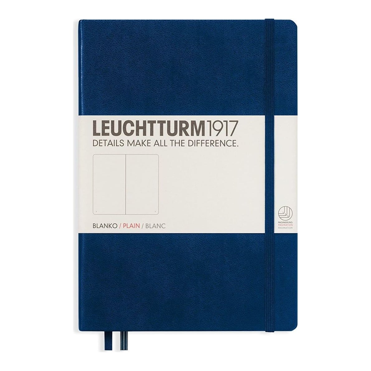 Caiet A5 Velin Coperta Rigida Albastru Navy Leuchtturm