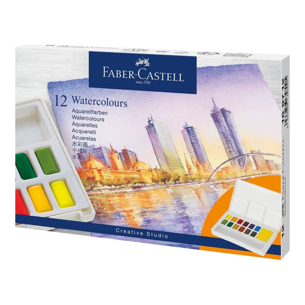 Acuarele 12 Culori Creative Studio Faber-castell