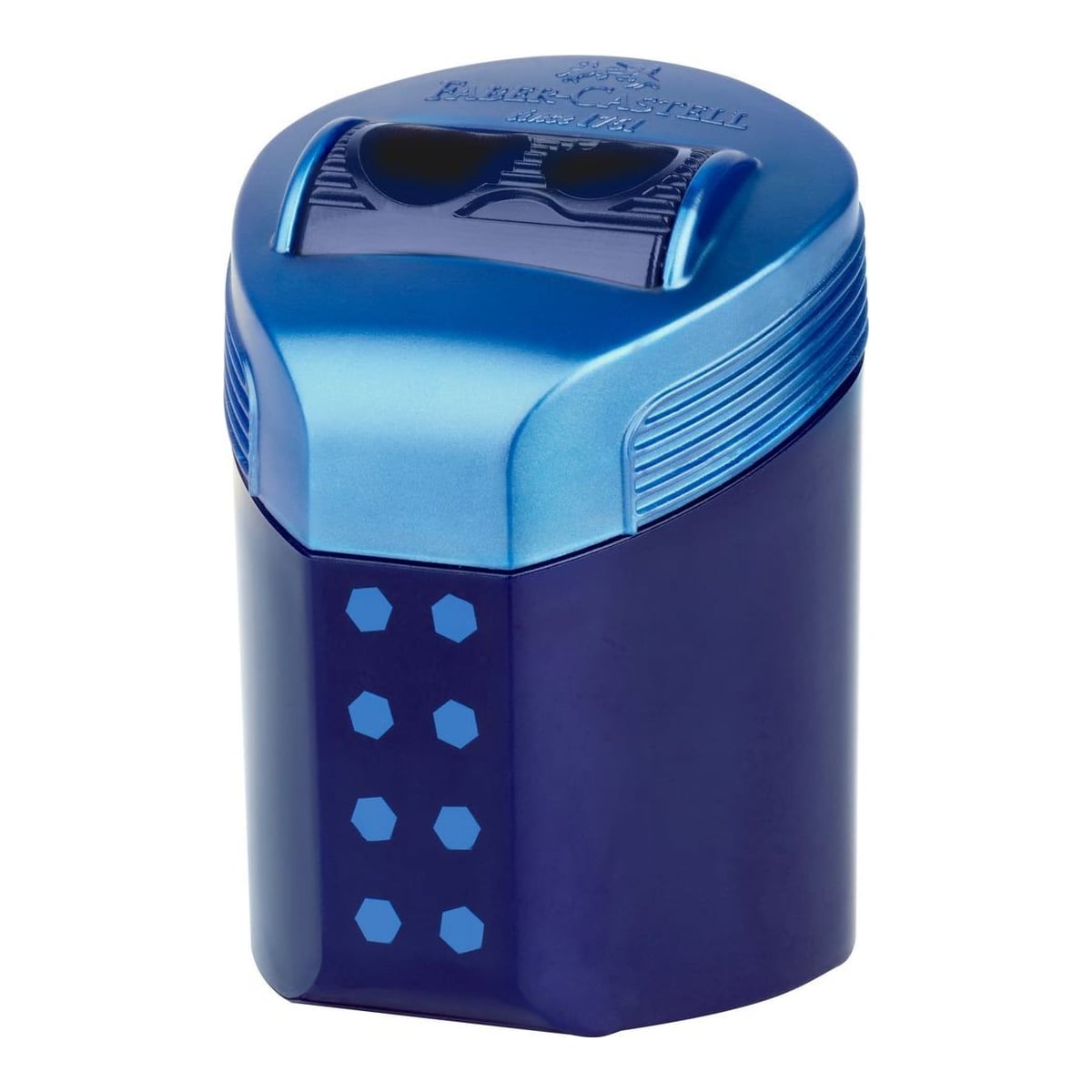 Ascutitoare Dubla Roll On Negru-albastru Faber-castell