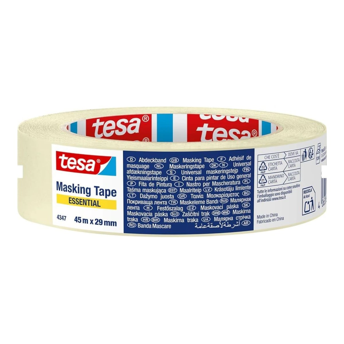 Banda Adeziva Mascare Hartie 45M*29MM Tesa