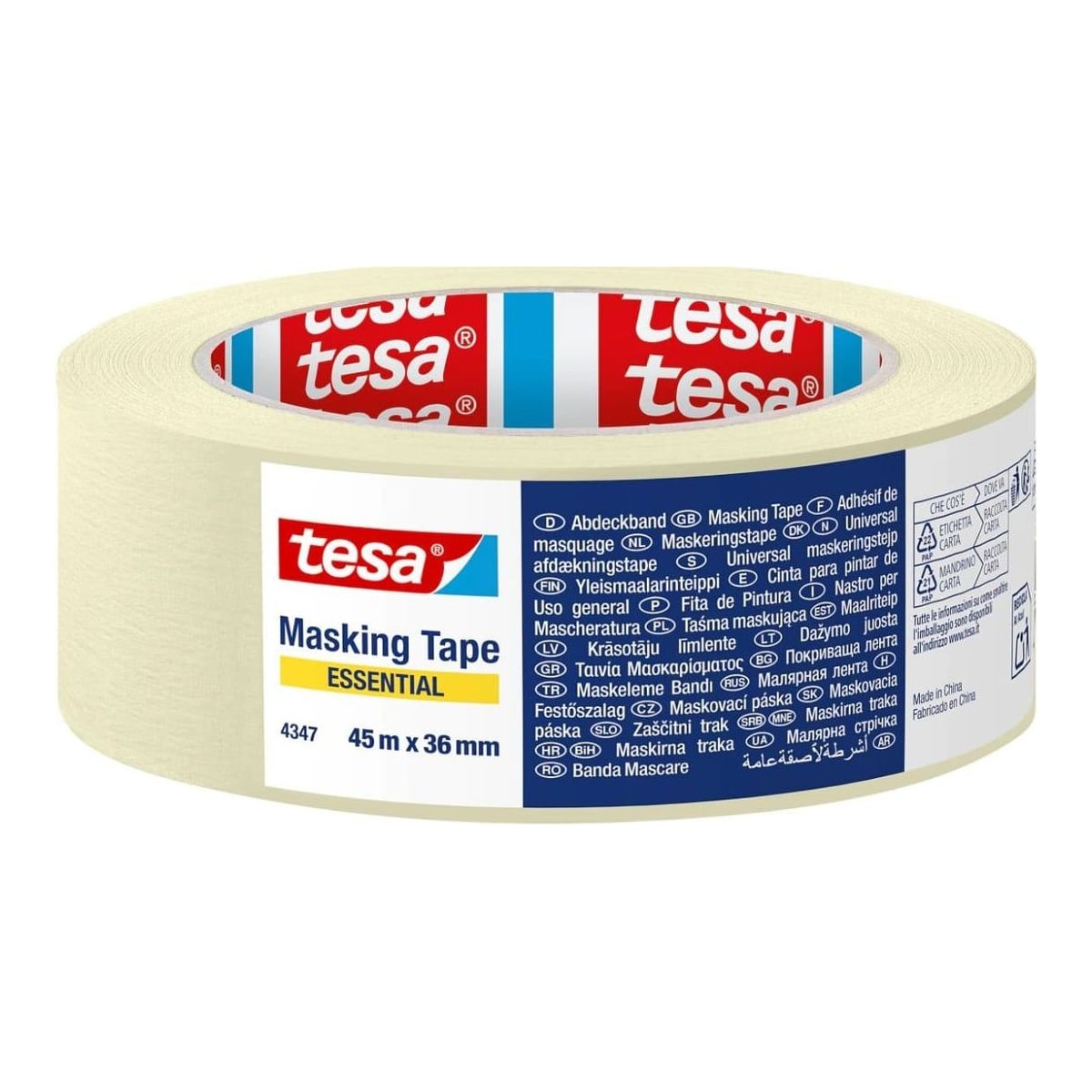 Banda Adeziva Mascare Hartie 45M*36MM Tesa