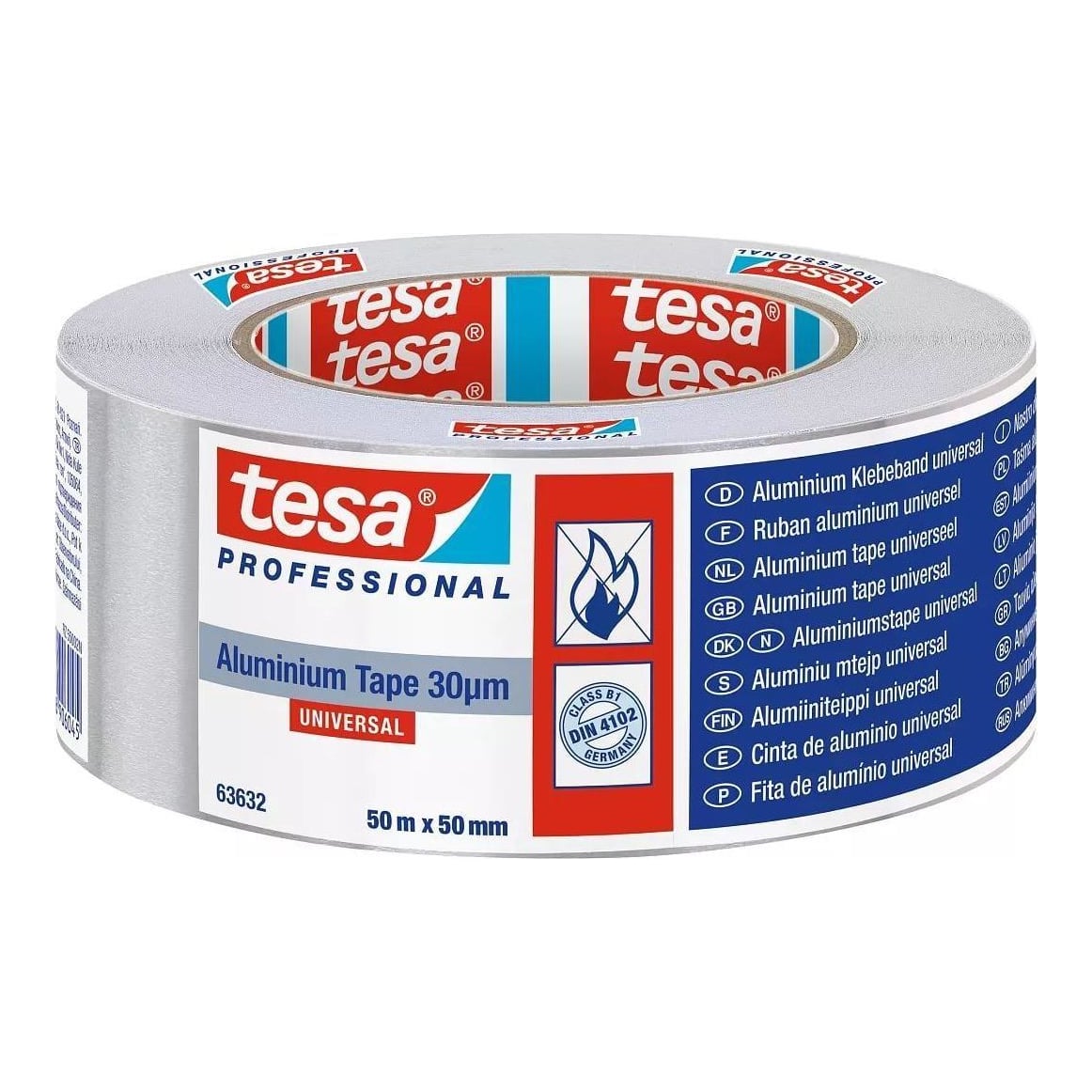 Banda Adeziva Din Aluminiu 50M*50MM Tesa