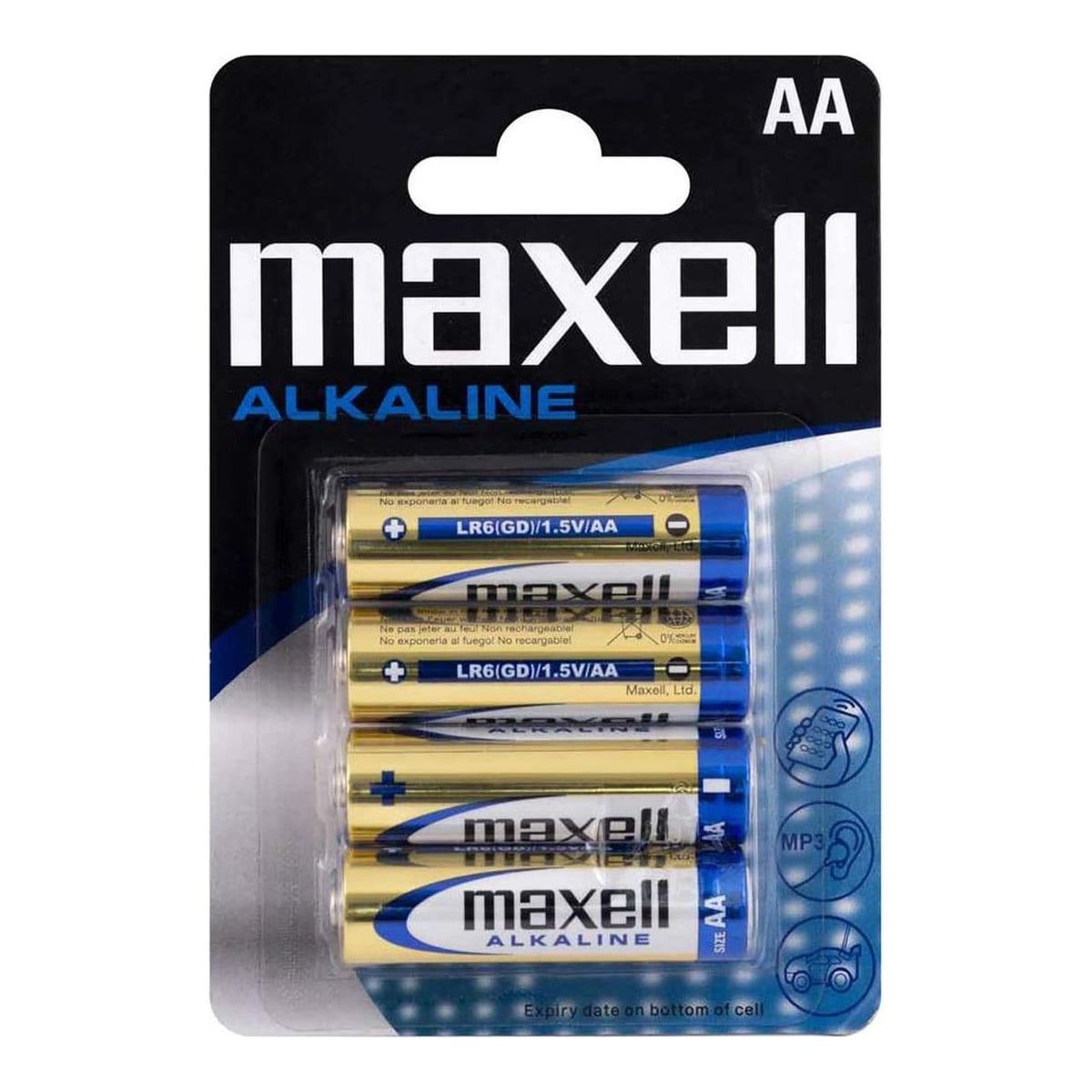 Baterii R6 (aa) 1.5V Alcaline 4BUC/Blister Maxell