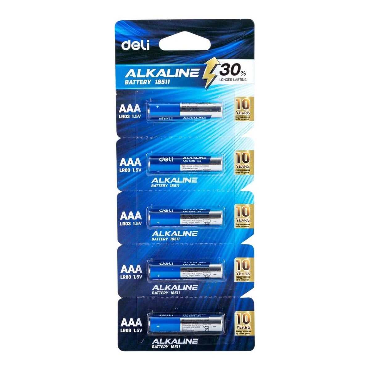 Baterii R3(AAA) Alcaline Blister 1 Buc Deli