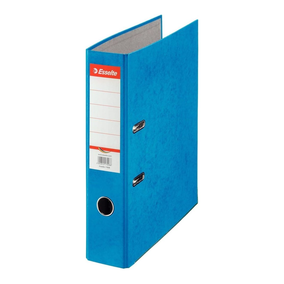 Biblioraft Marmorat 7.5 Cm Albastru Rainbow Esselte