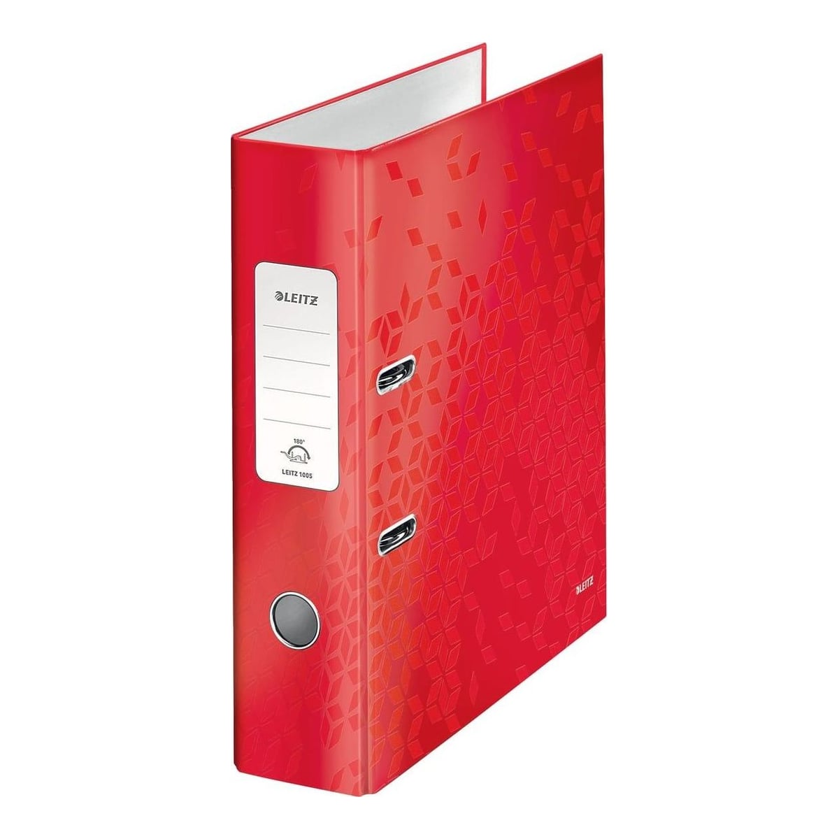 Biblioraft Plastifiat 8 Cm 180 Grade Rosu Wow Leitz