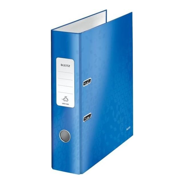 Biblioraft Plastifiat 8CM Albastru Metalizat Wow Leitz