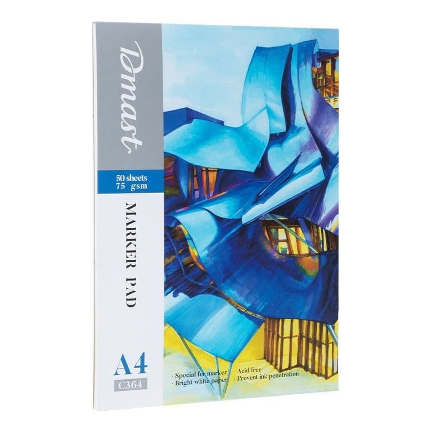 Bloc Desen Pentru Markere A4 50 File 75G Dmast By Pebeo