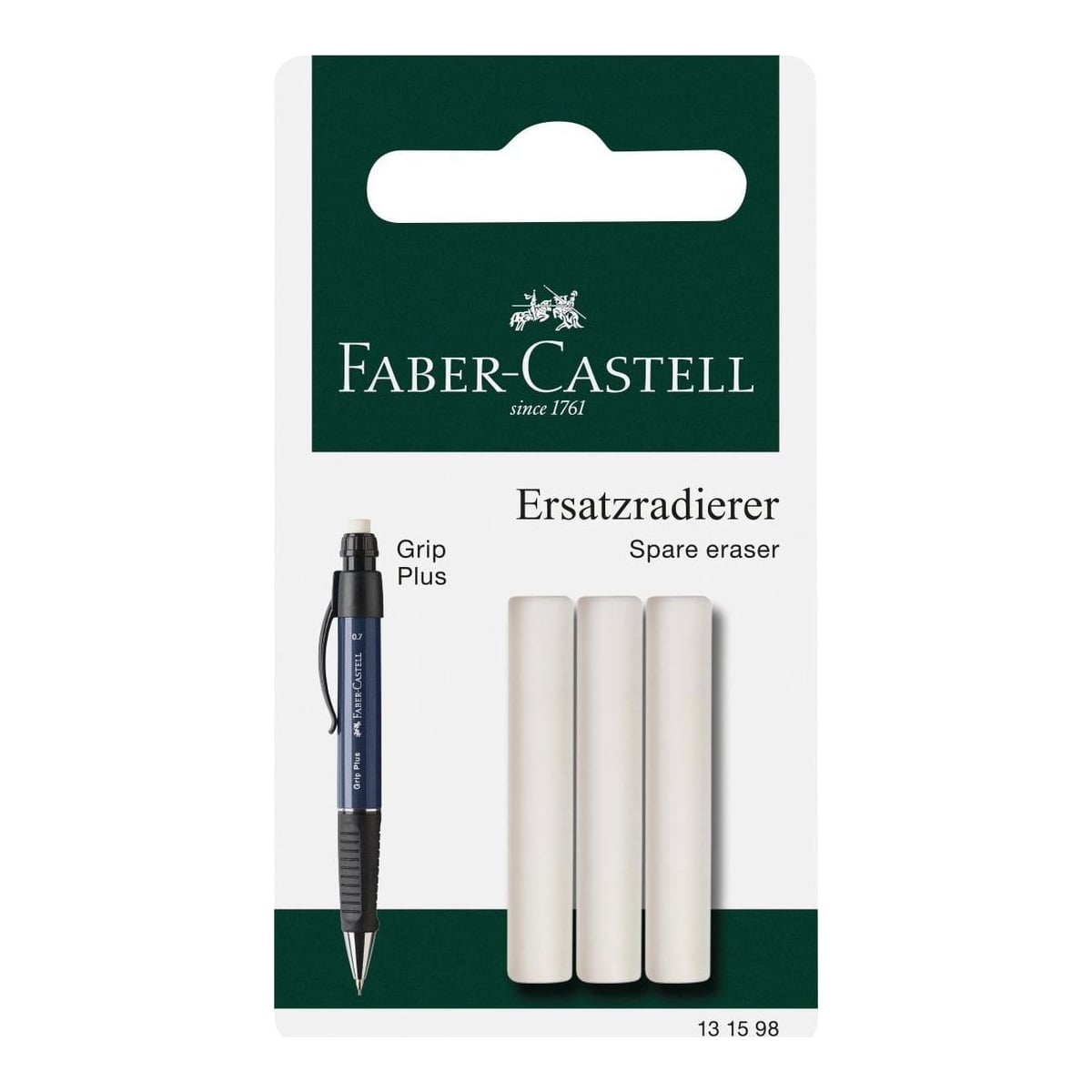 Blister 3 Buc Rezerva Radiera Pt Grip Plus Faber-castell