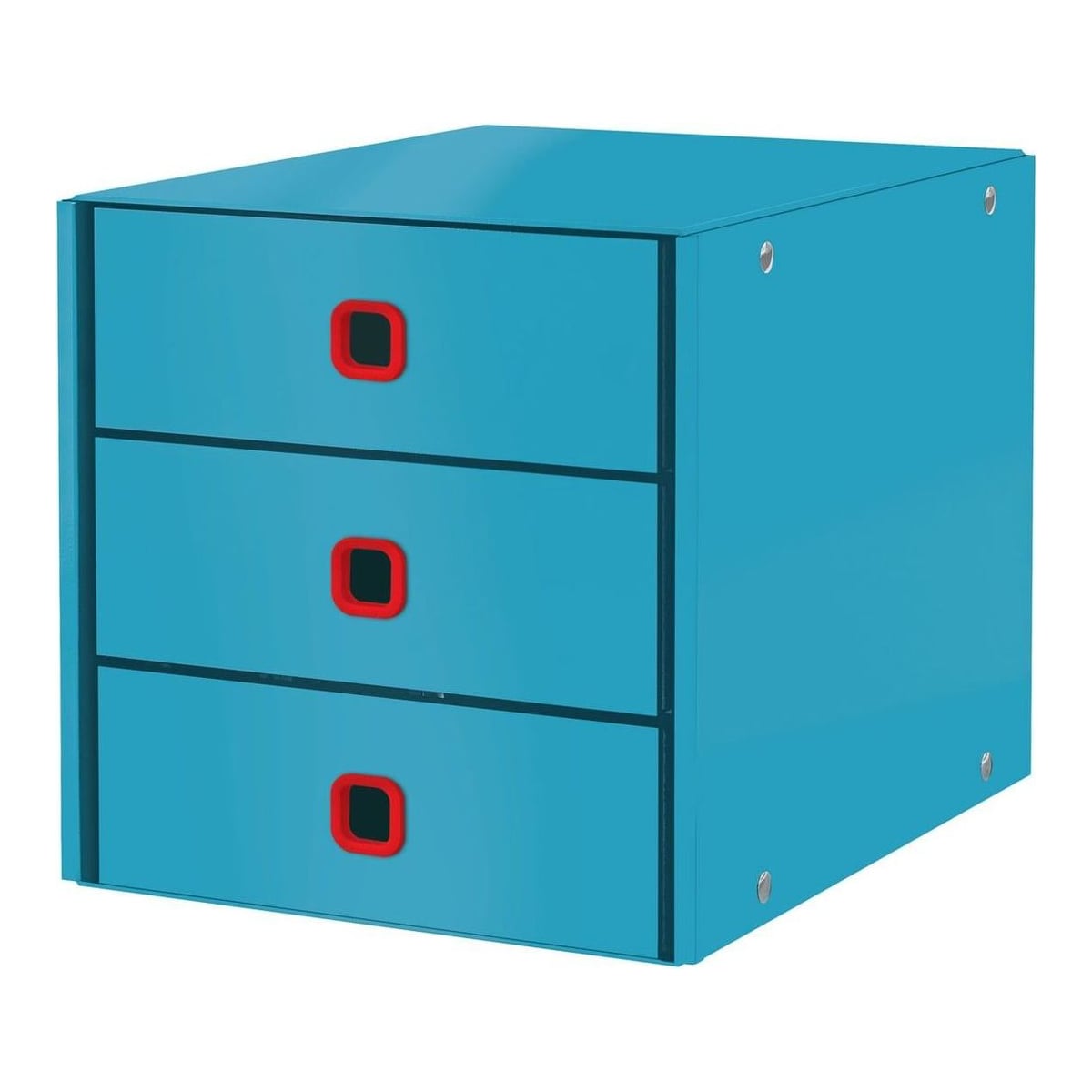 Cabinet 3 Sertare Albastru Celest Cosy Click&store Leitz