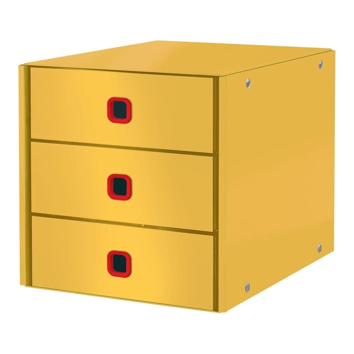 Cabinet 3 Sertare Galben Chihlimbar Cosy Click&store Leitz
