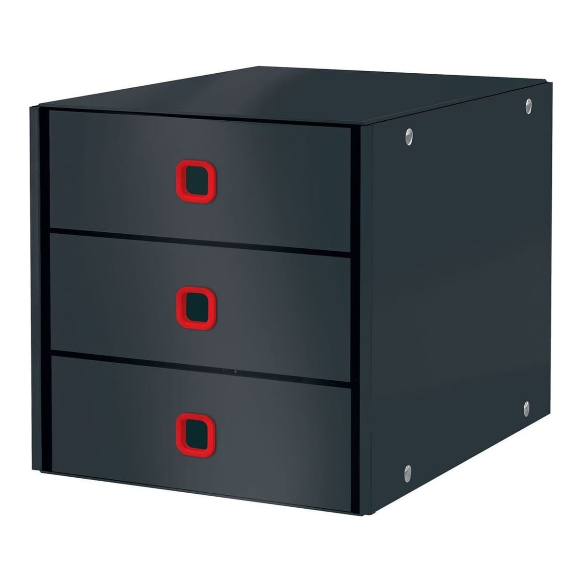 Cabinet 3 Sertare Gri Antracit Cosy Click&store Leitz