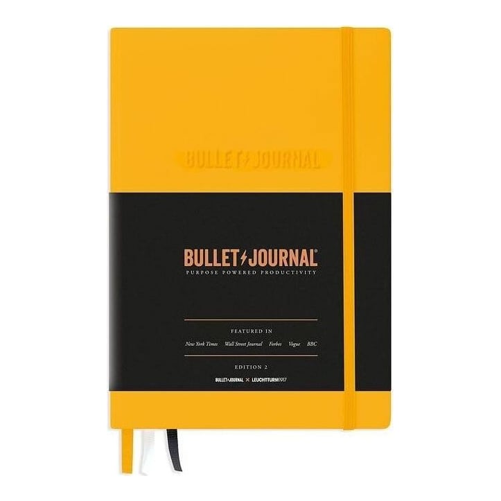 Caiet A5 Bullet Journal Ed. 2 Coperta Rigida Galben Leuchtturm