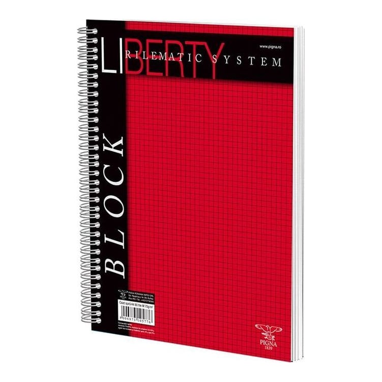 Caiet Spira A4 80 File Aritmetica Liberty Pigna