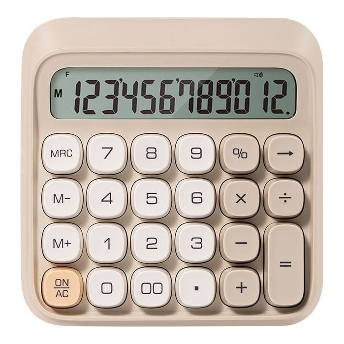Calculator 12 Dig Retro M36 Gri Deli
