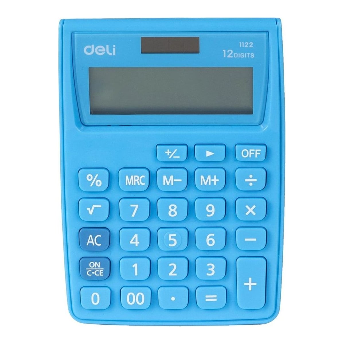 Calculator Buzunar 12DIG Alb-albastru 1122 Deli