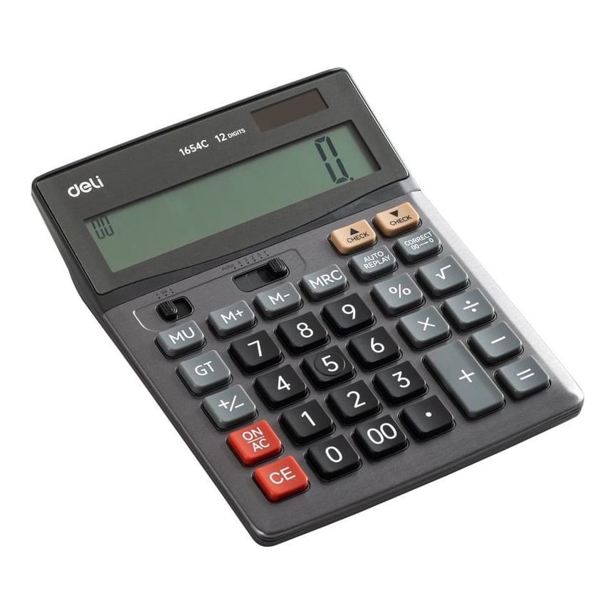 Calculator Birou 12DIG Metal 1654C Deli
