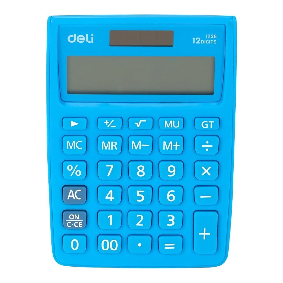 Calculator Birou 12DIG Alb-albastru 1238 Deli