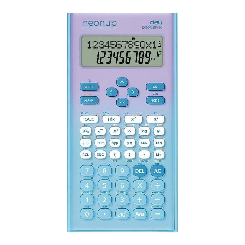 Calculator Stiintific 12DIG 300F Bleu Degrade Deli