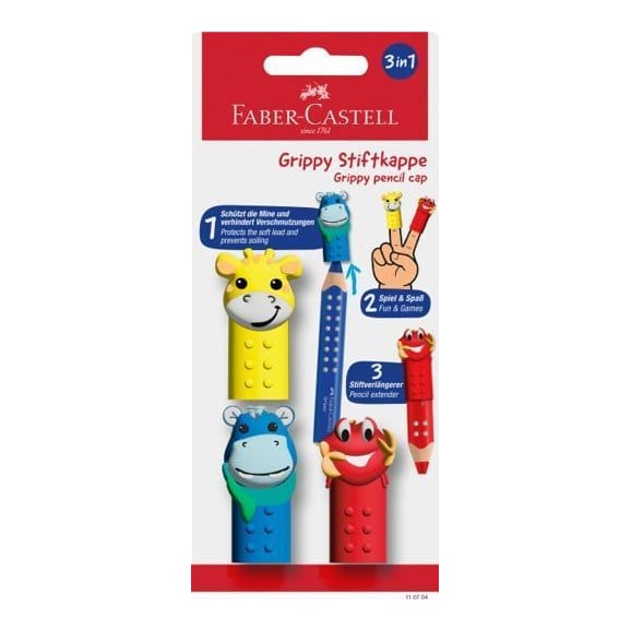 Set 3 Capace Pentru Creioane Grippy Faber-castell